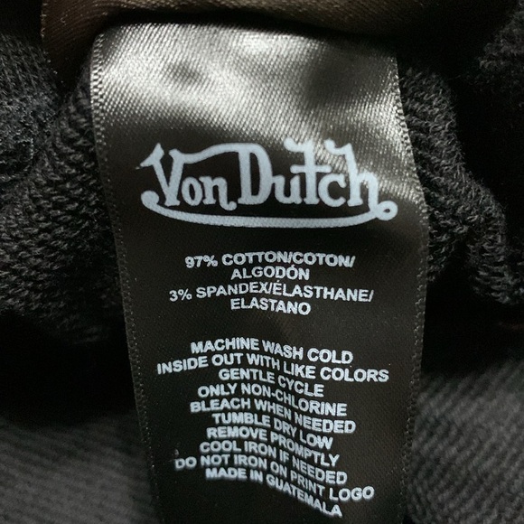 Von Dutch Logo Sweatpants - Picture 4 of 8